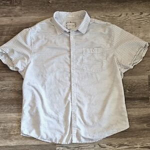 Men's Blue Striped Shirt